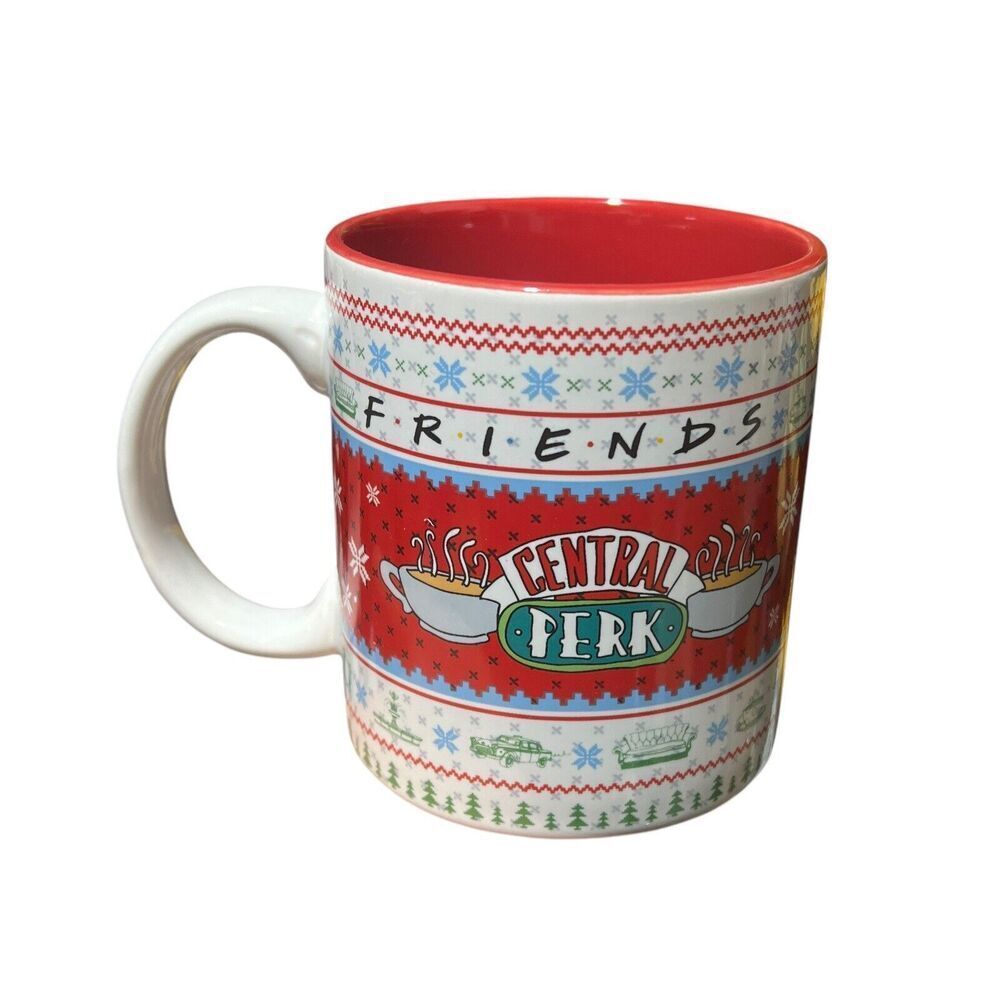 Central Perk Coffee Cup FRIENDS TV Series Mug Large 20oz‎ Christmas Ugly Sweater